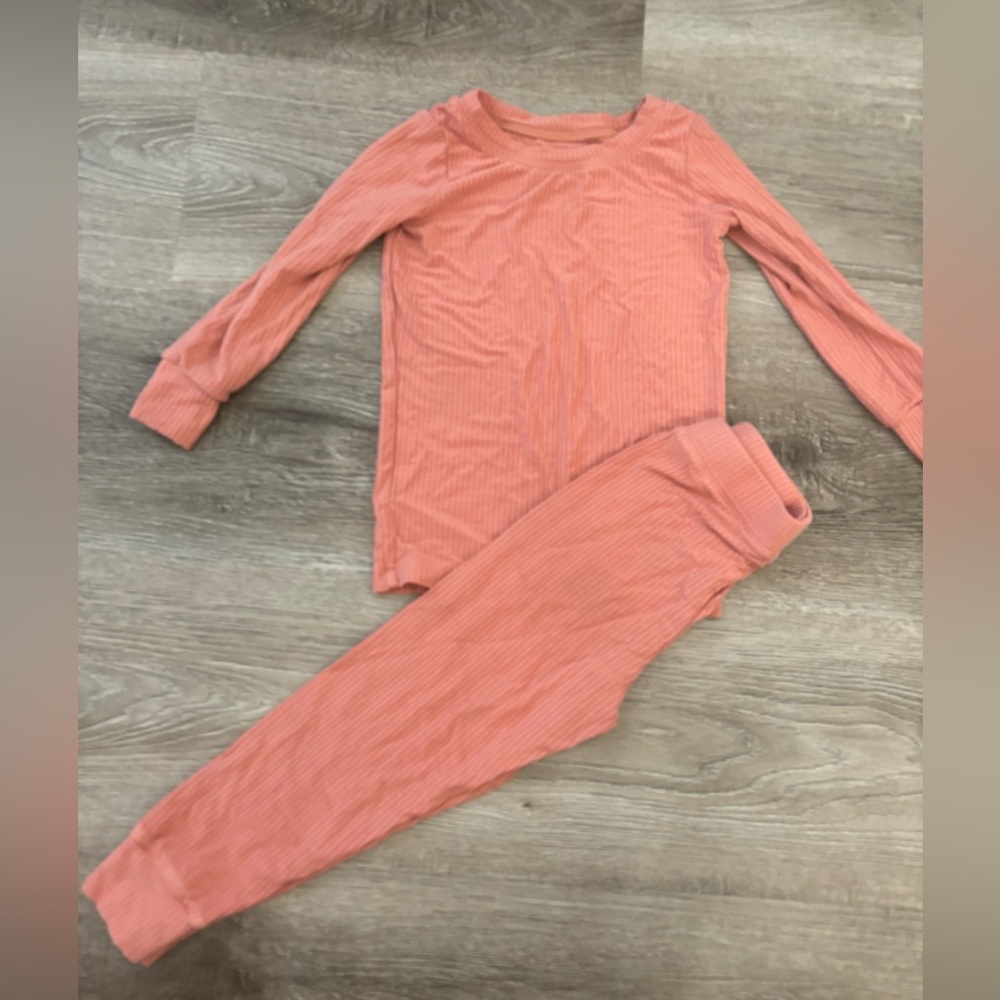 Little Sleepies Clay Ribbed Long Sleeve Two piece 18-24 months